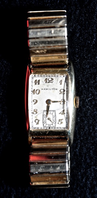 Vintage Hamilton Watch with a 14kt Gold Back