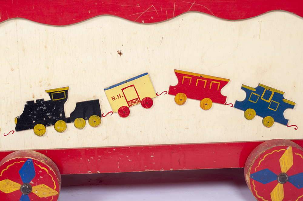 Vintage Wood Toy Chest