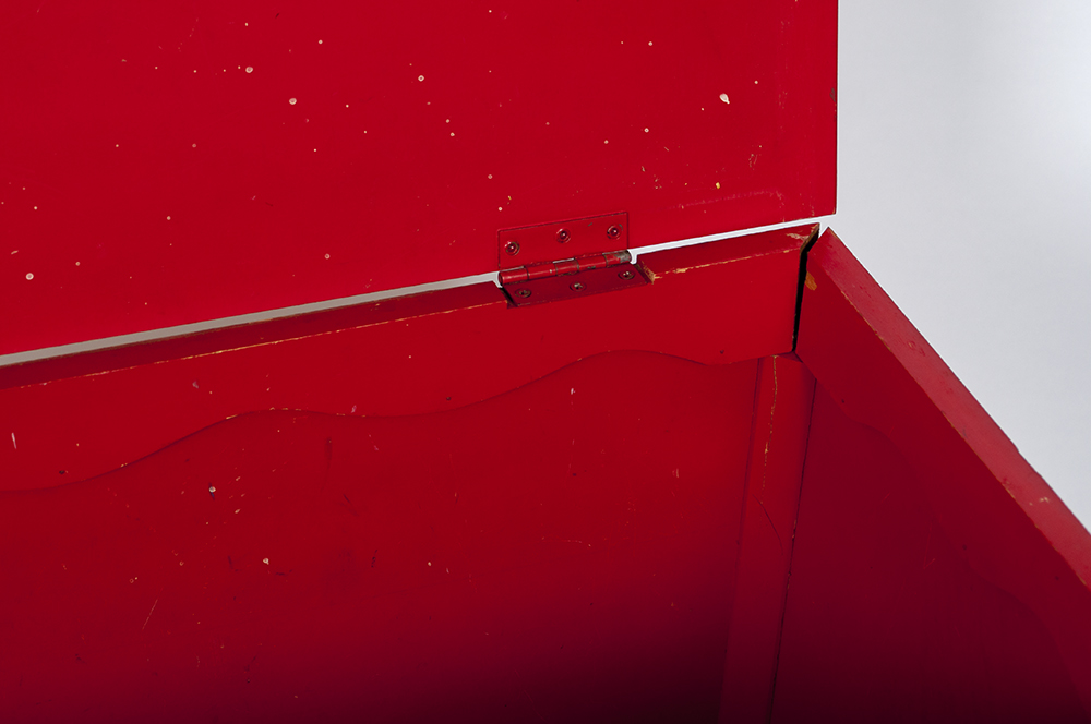 Vintage Wood Toy Chest