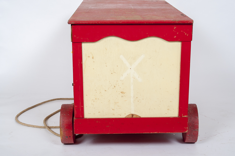 Vintage Wood Toy Chest