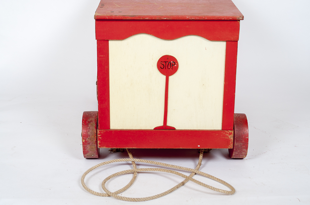 Vintage Wood Toy Chest