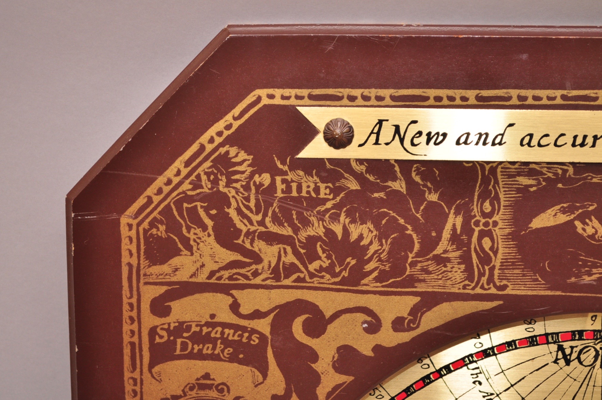 Vintage Map of The World in 1628