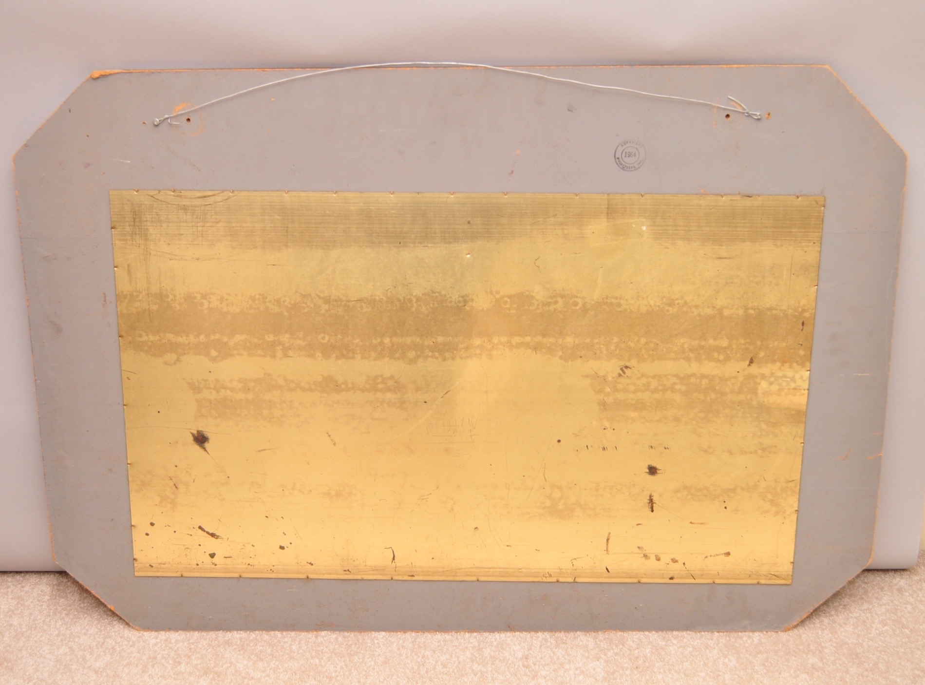 Vintage Map of The World in 1628