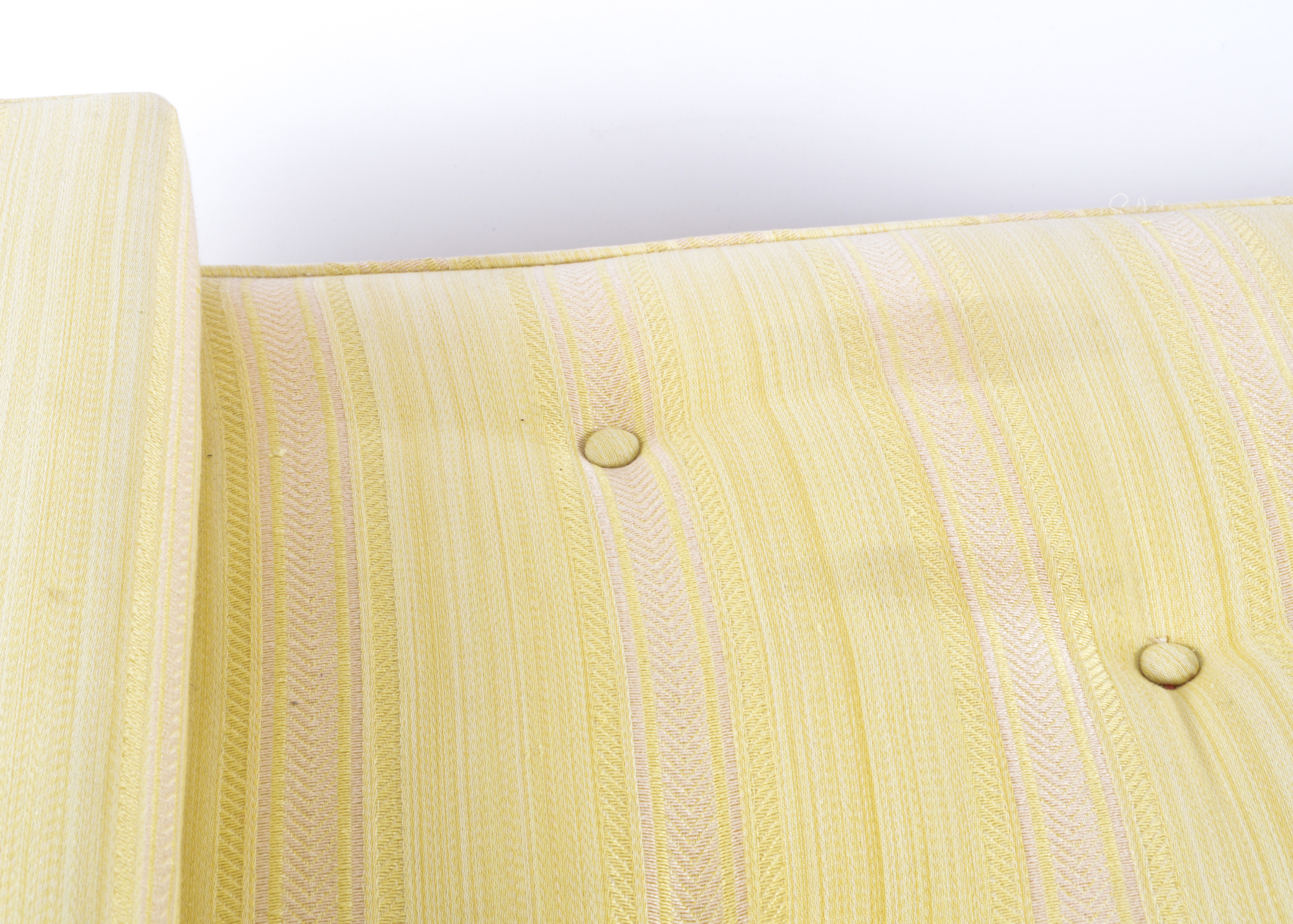 Yellow Upholstered Bench