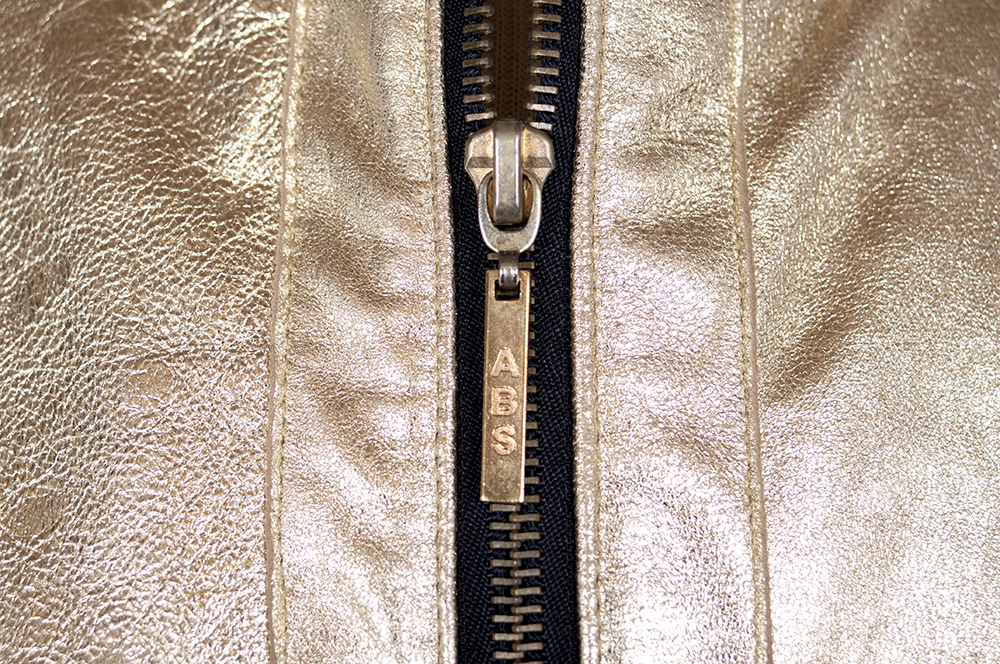 Women's Schwartz Gold Leather Jacket