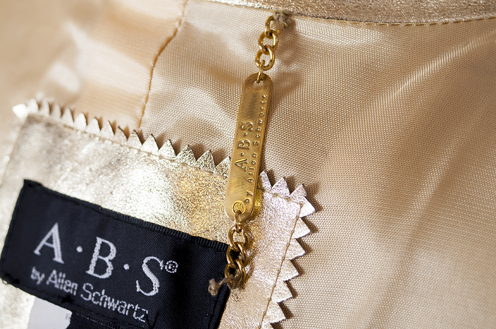 Women's Schwartz Gold Leather Jacket