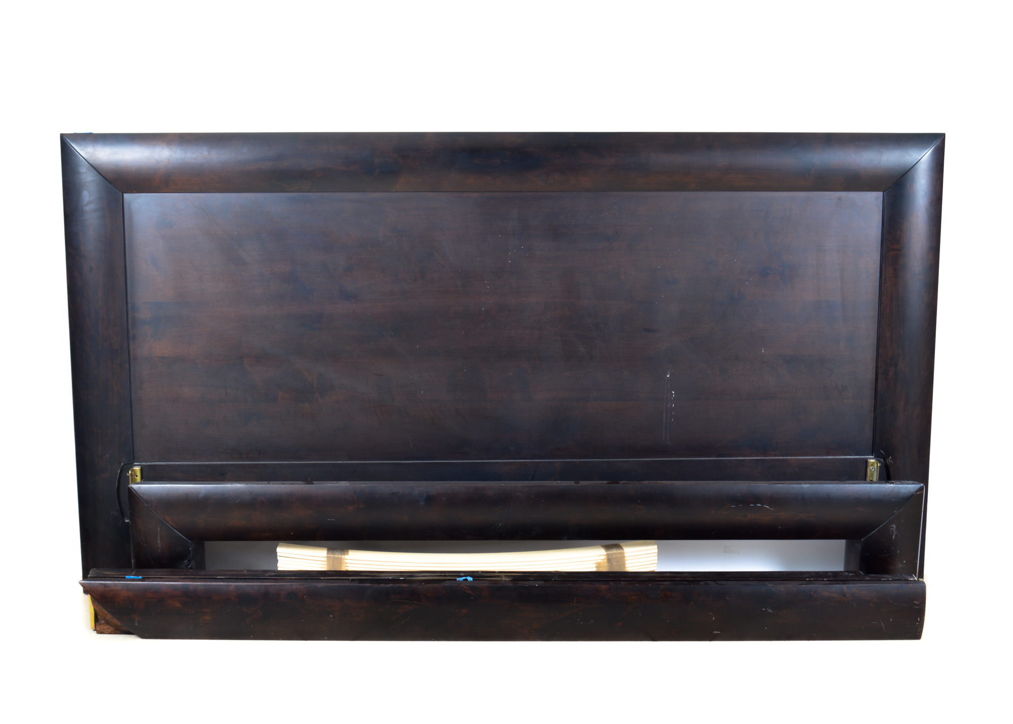 Wood King-Sized Bed Frame with Black Finish VII