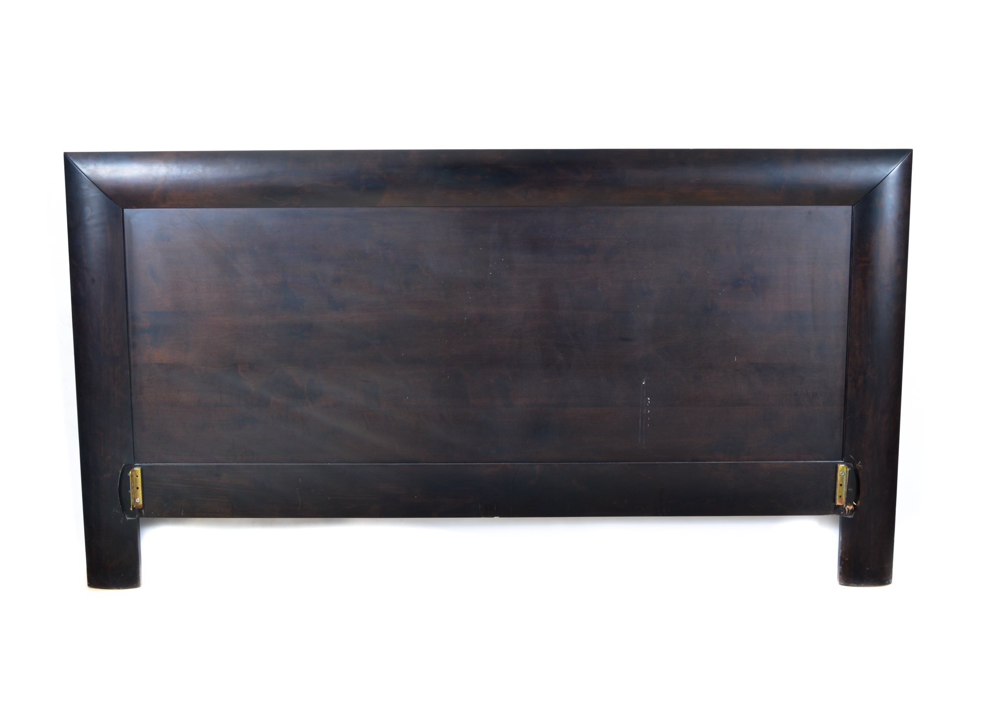 Wood King-Sized Bed Frame with Black Finish VII