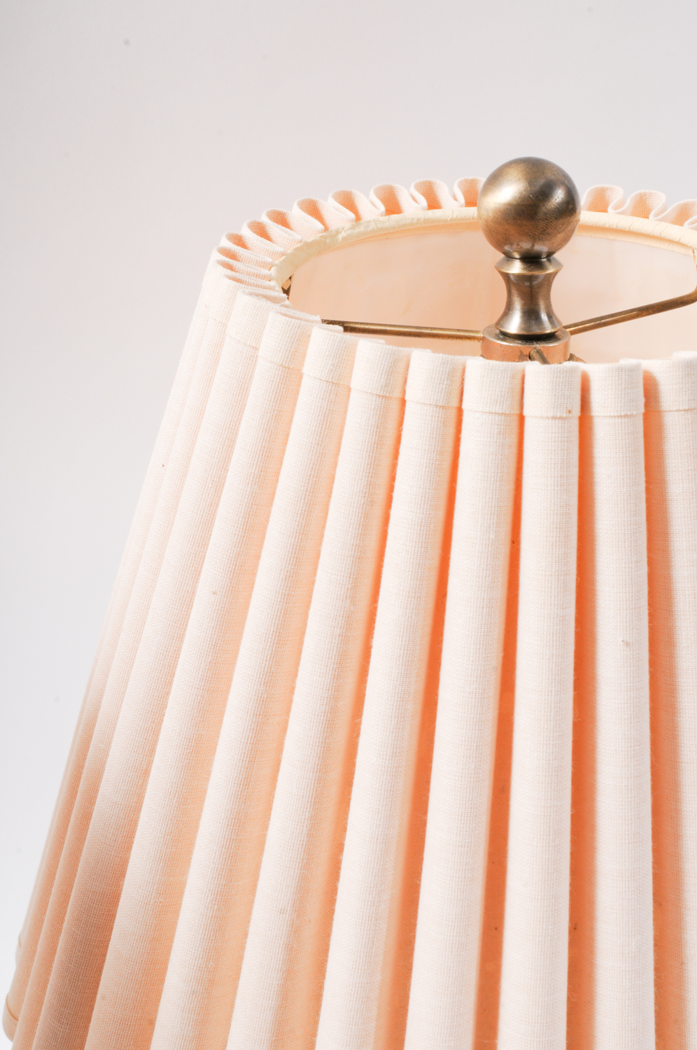 Pair of Vintage Ceramic and Brass Lamps