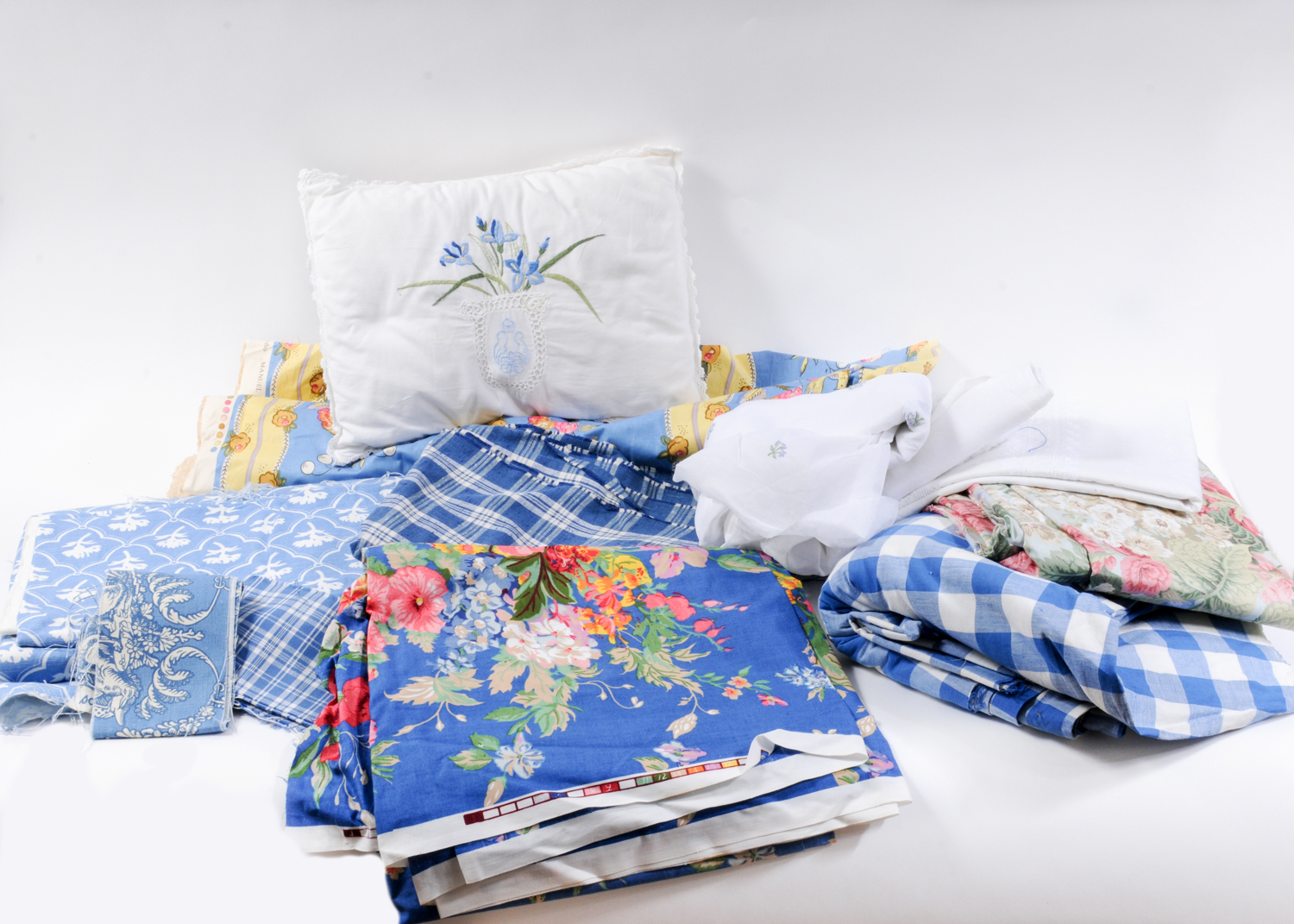 Four Boxes of Fabric