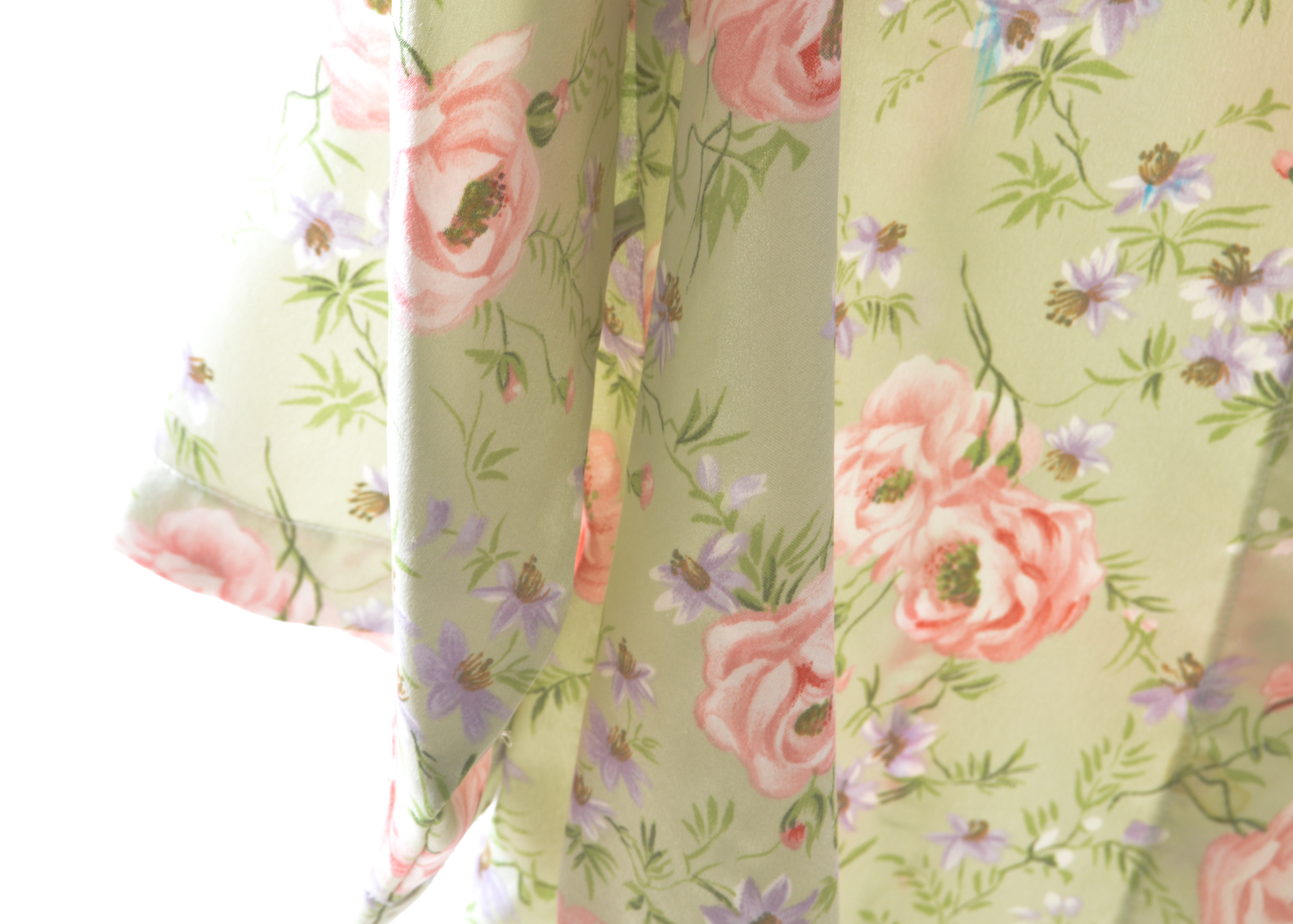 Valentino Floral Silk Robe