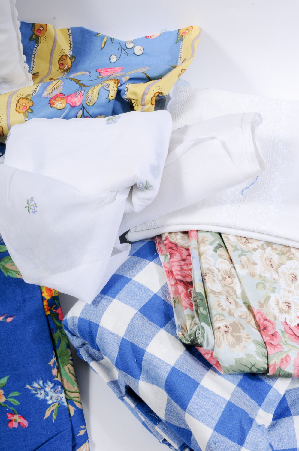 Four Boxes of Fabric