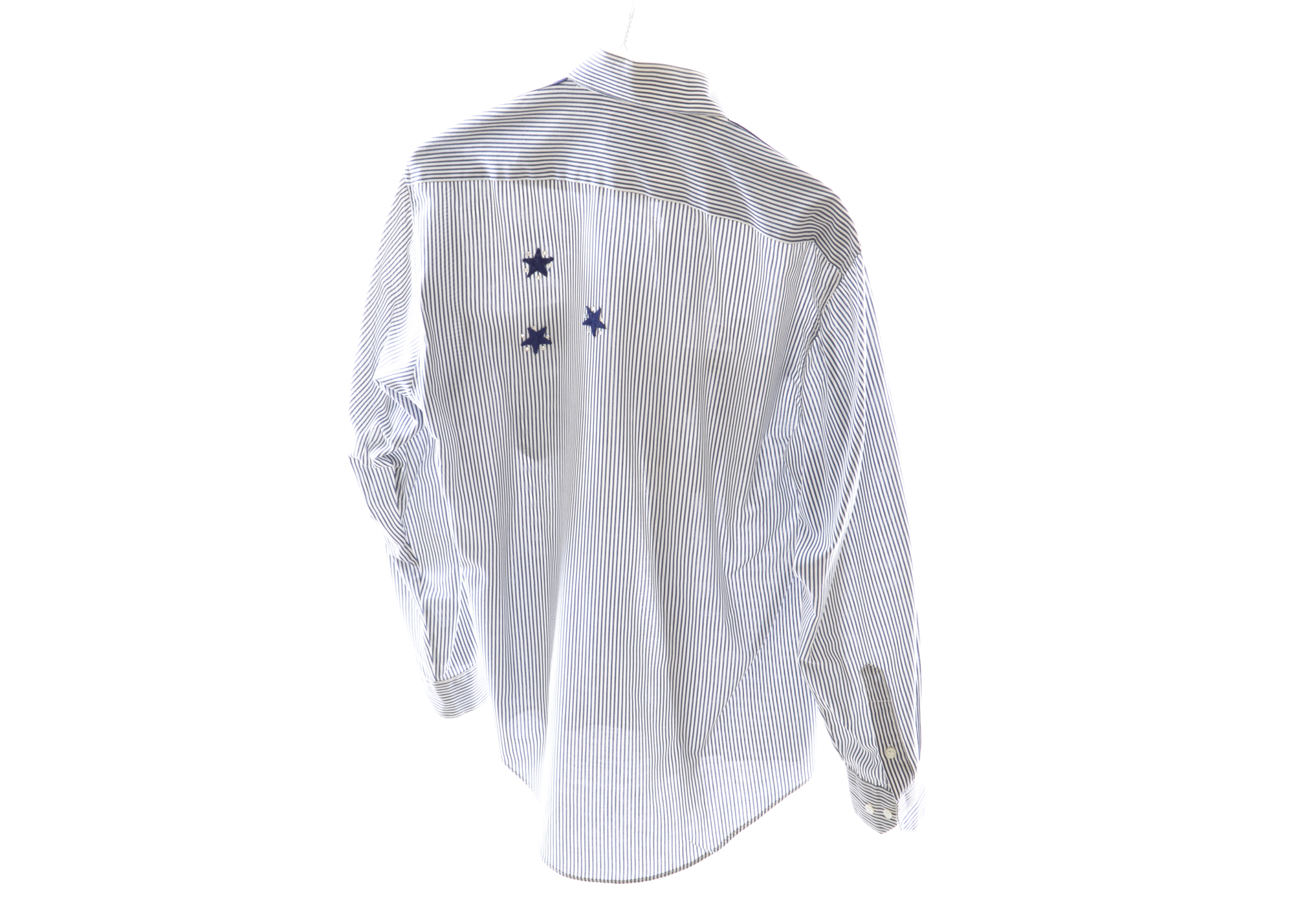 Marquis Navy-Themed Sequined Blouse