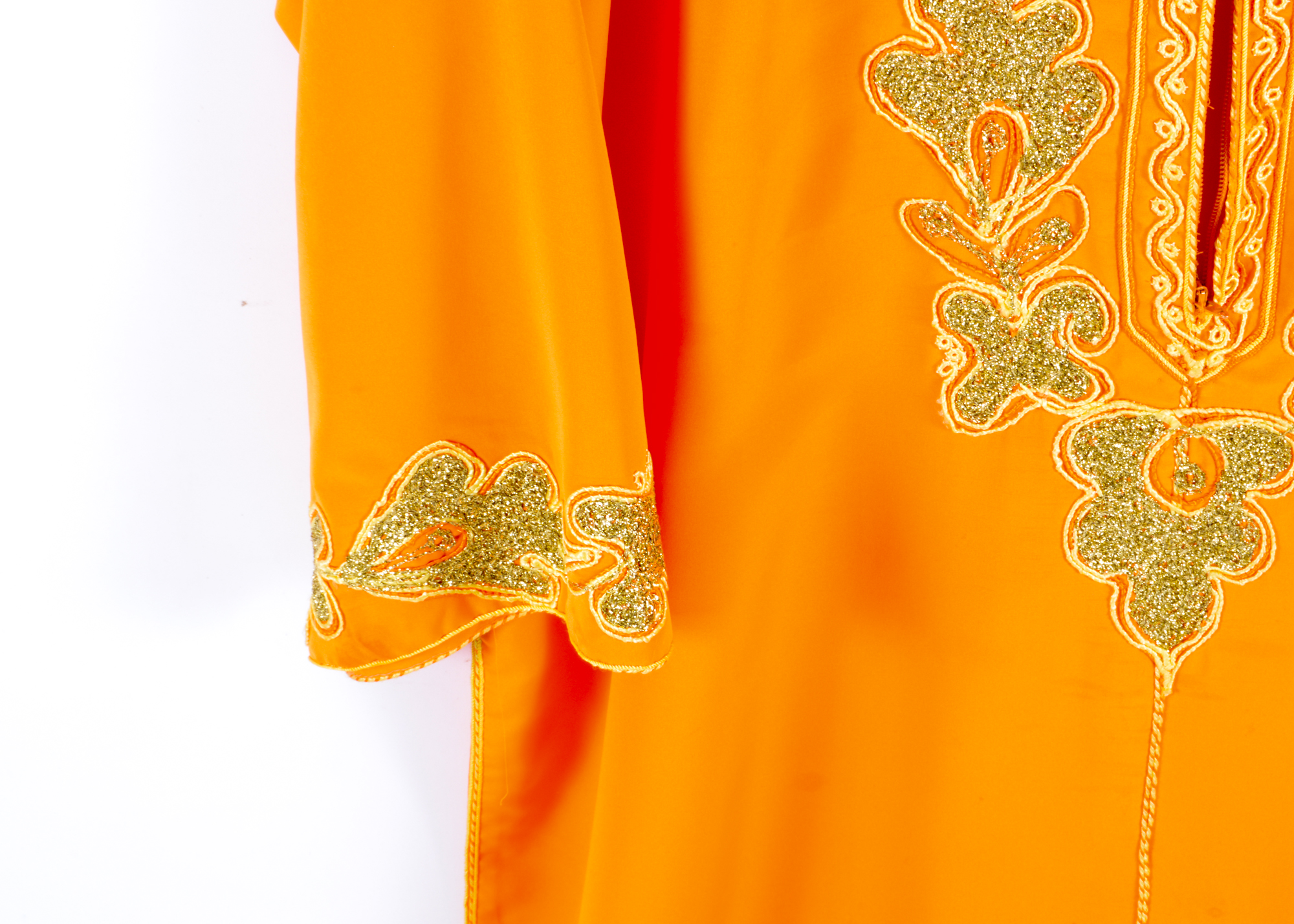 Tangerine and Gold Kurti