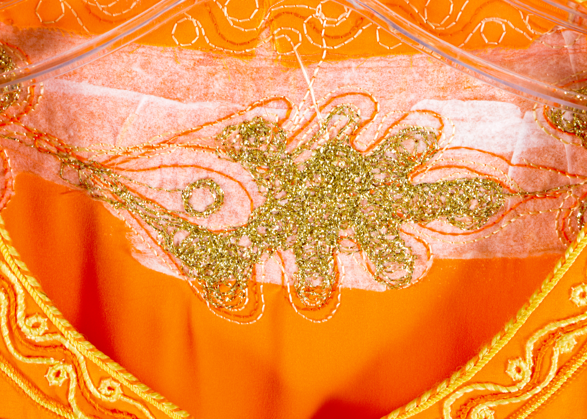 Tangerine and Gold Kurti