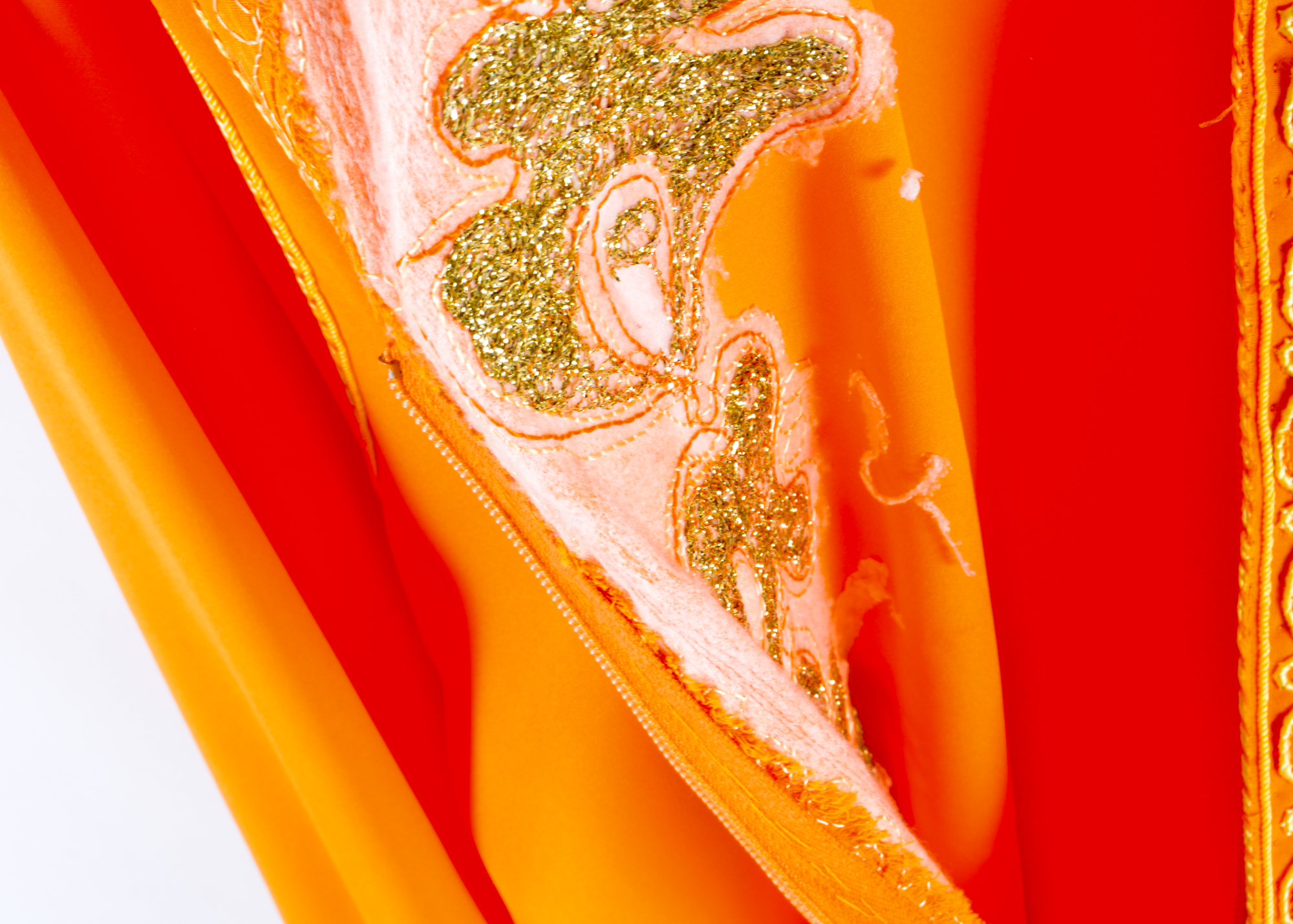 Tangerine and Gold Kurti