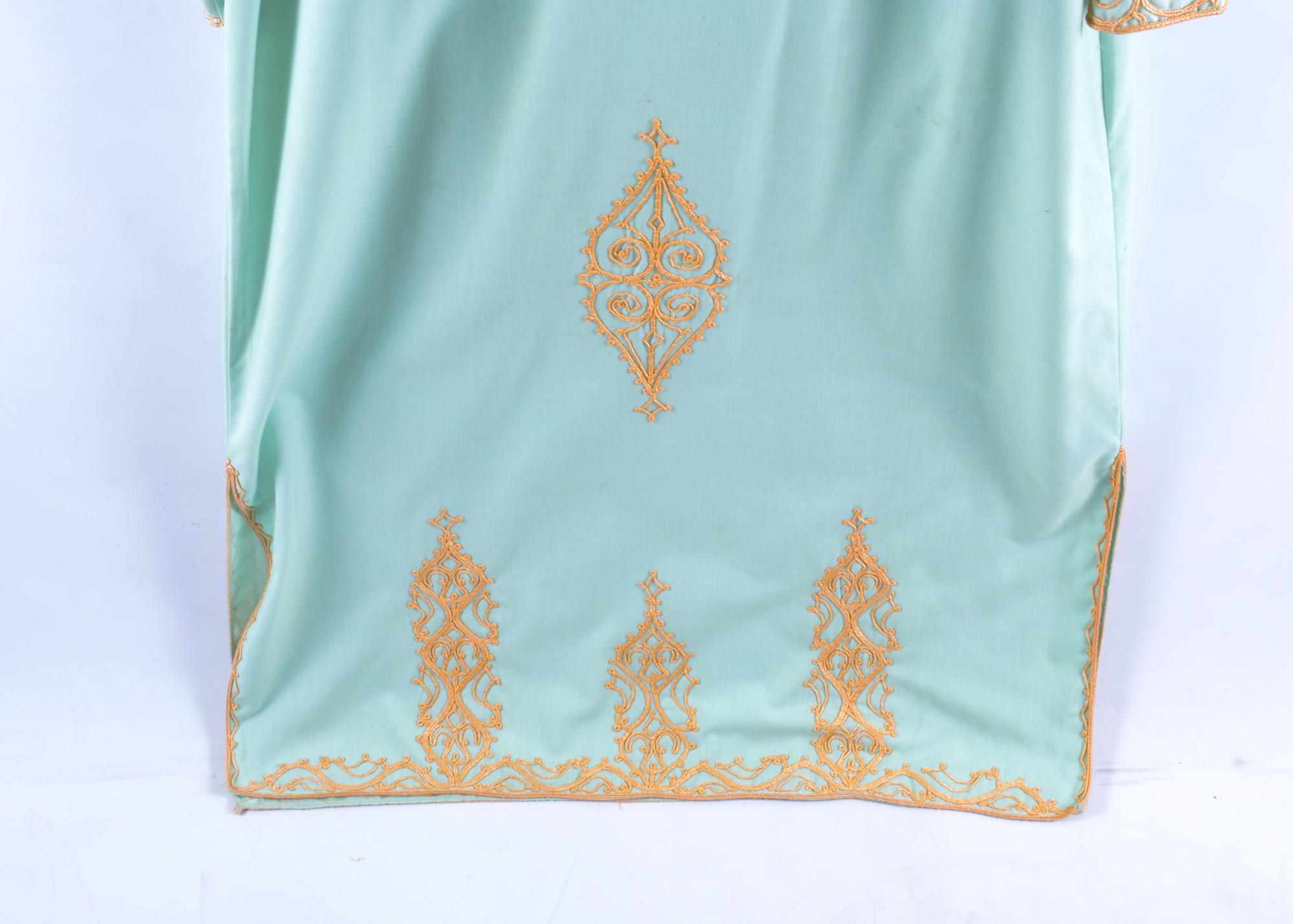 Seafoam Green and Gold Kurti