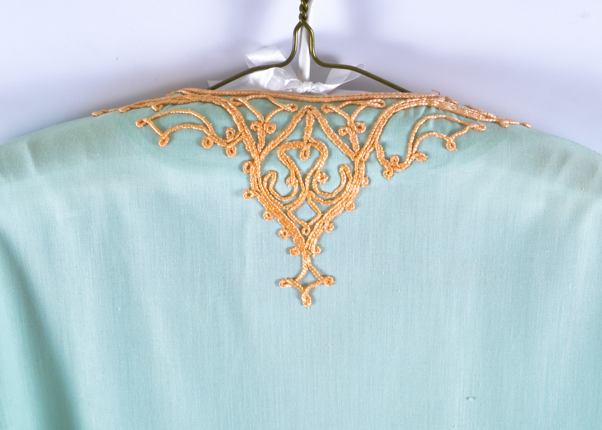 Seafoam Green and Gold Kurti