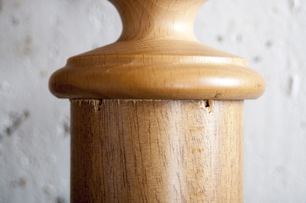 58" Wood Curtain Rod