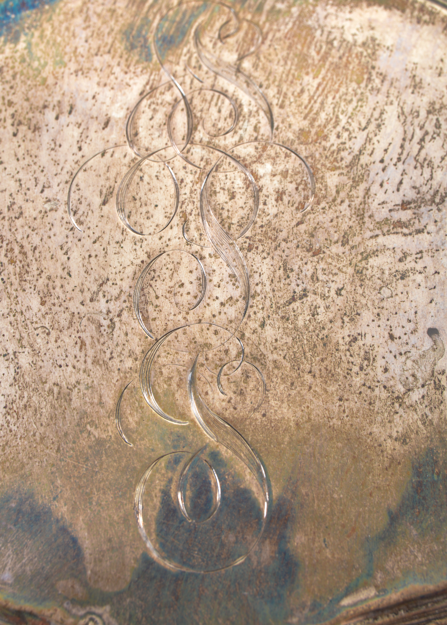 Pair of Sterling Silver Handled Objects