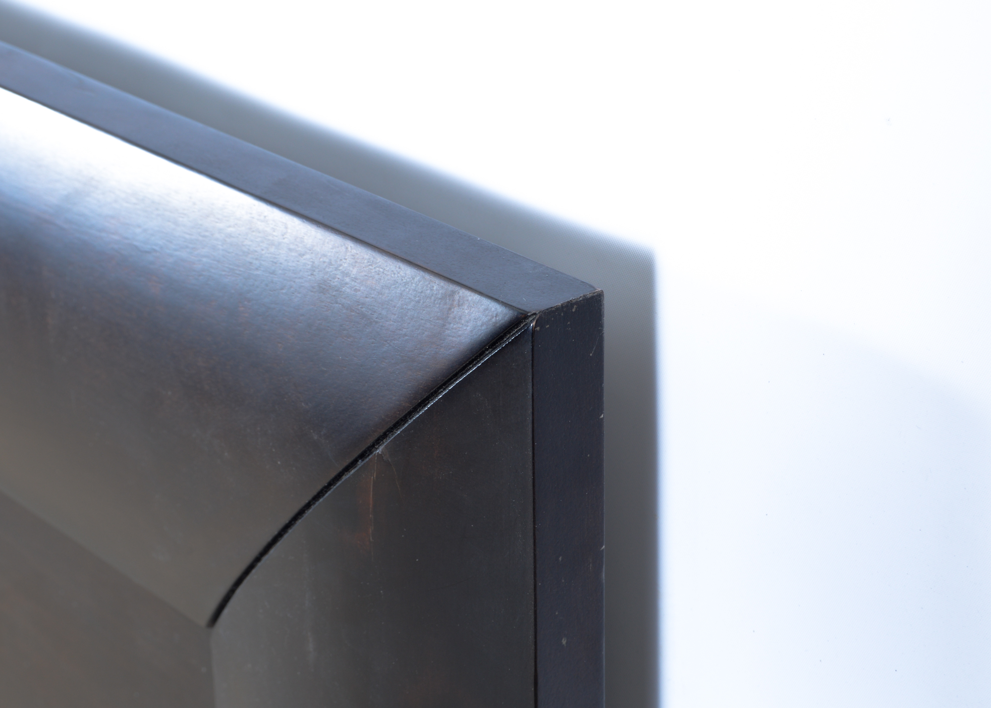 Pair of Wood Twin-Sized Bed Frames with Black Finishes II