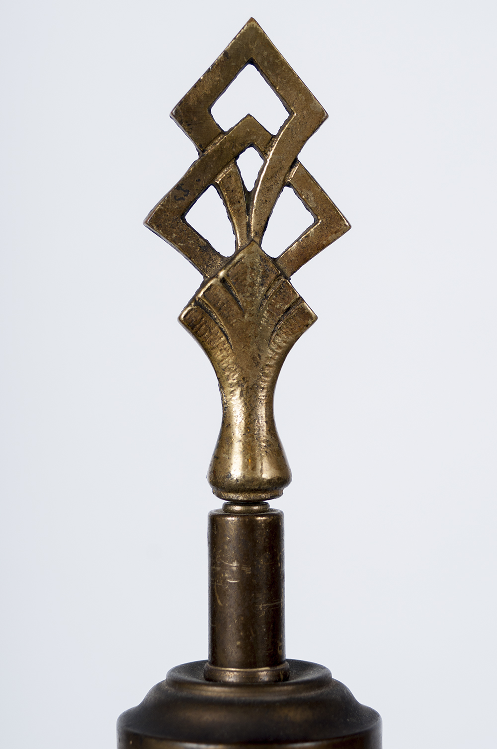 Antique Walnut Table Lamp