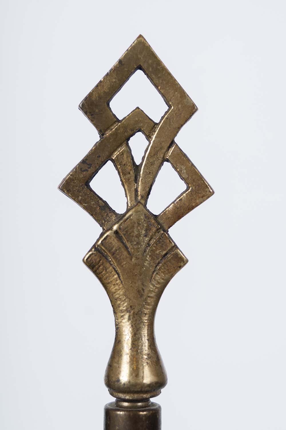 Antique Walnut Table Lamp