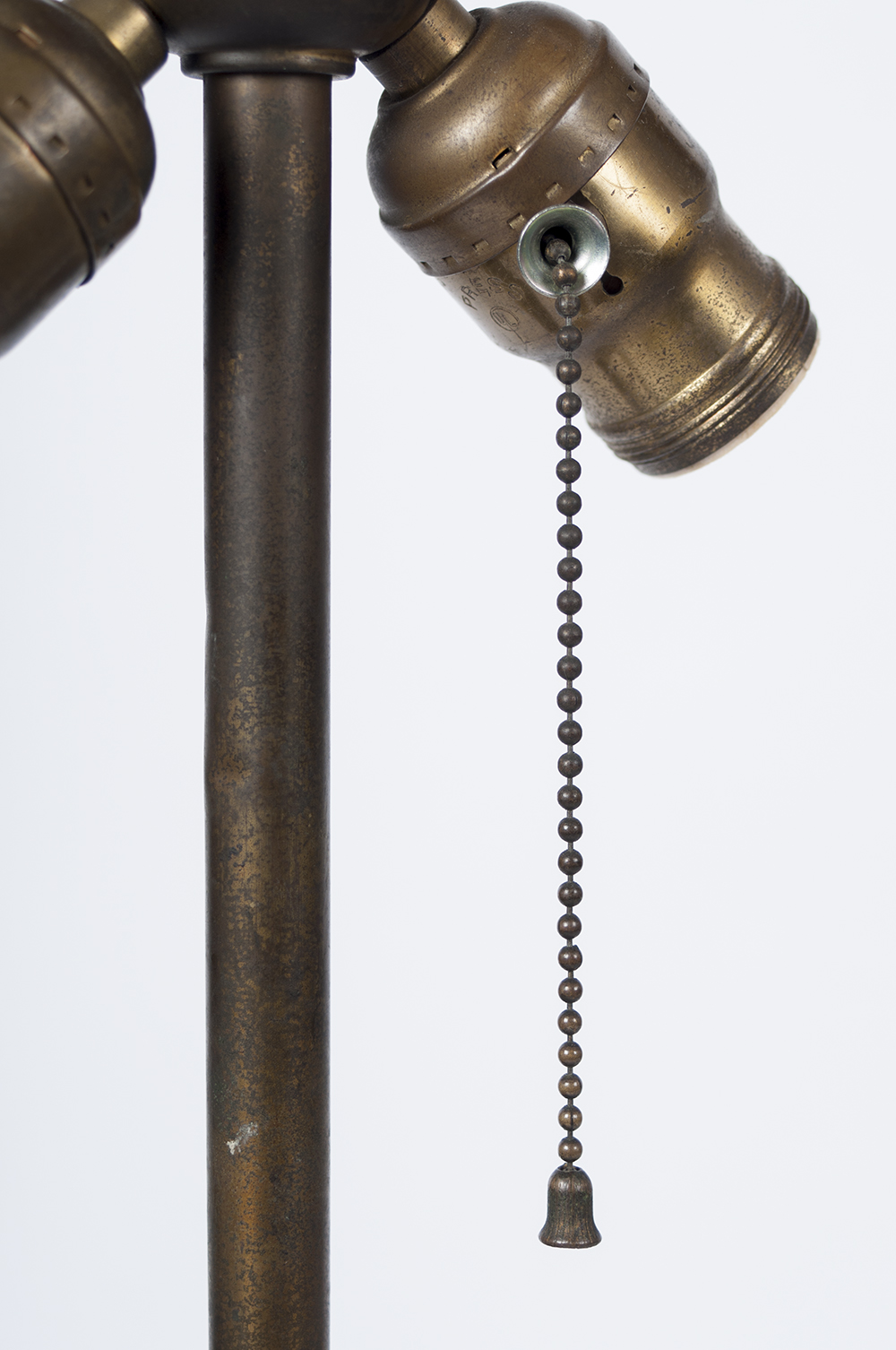 Antique Walnut Table Lamp