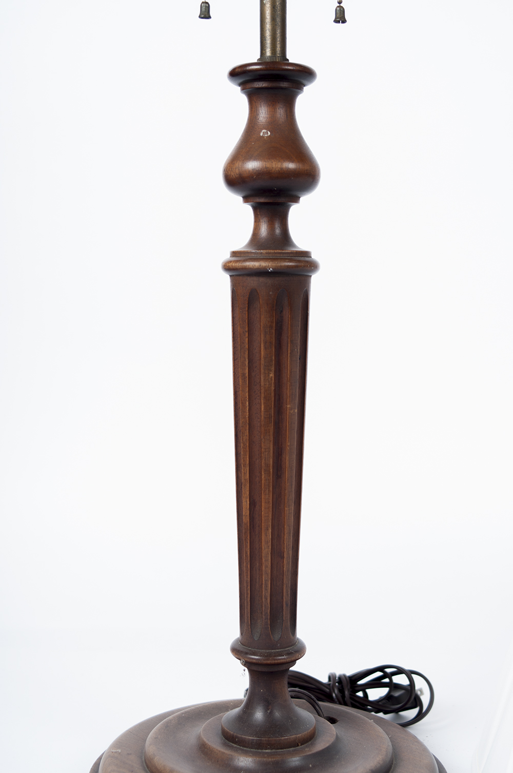 Antique Walnut Table Lamp