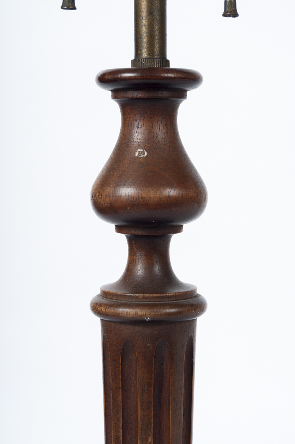 Antique Walnut Table Lamp