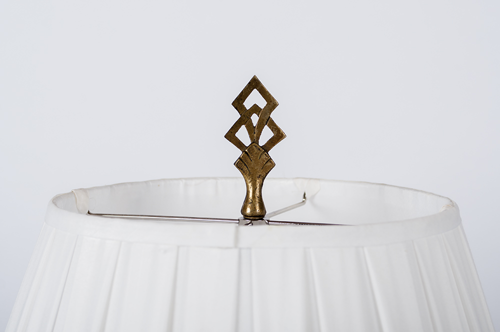 Antique Walnut Table Lamp