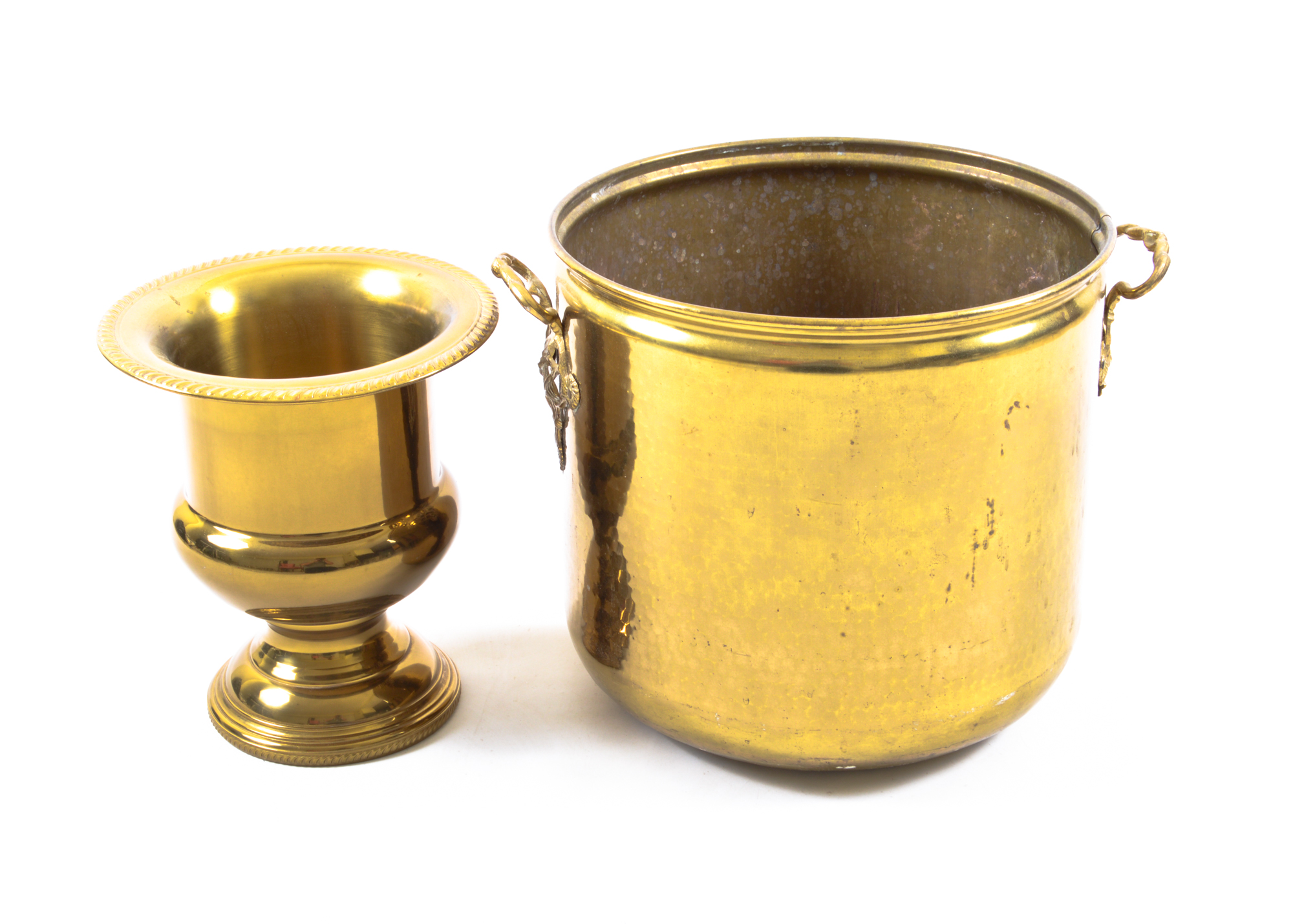 Two Brass Vessels