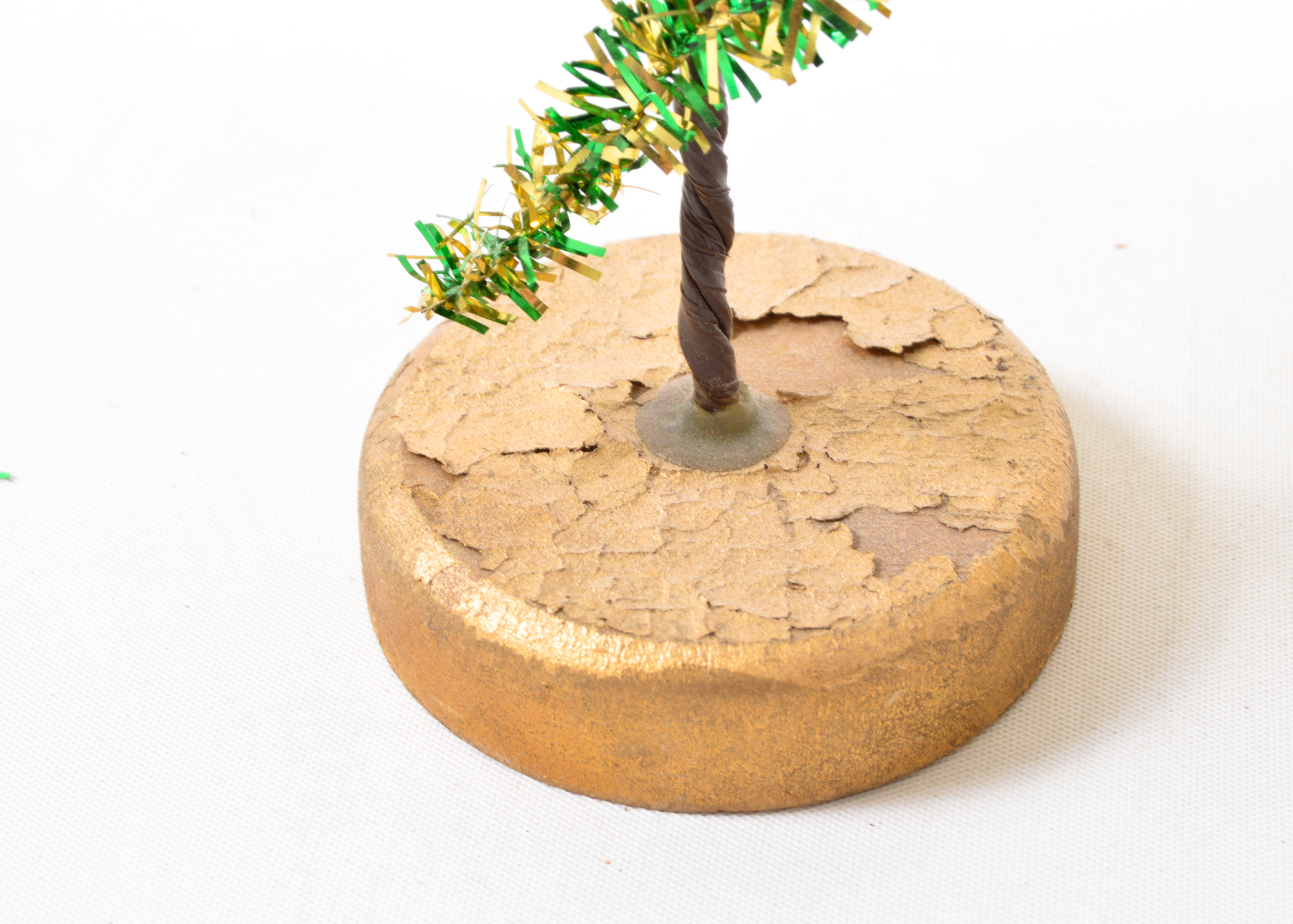 Vintage Made in Japan Christmas Decor Tinsel Tree Pair