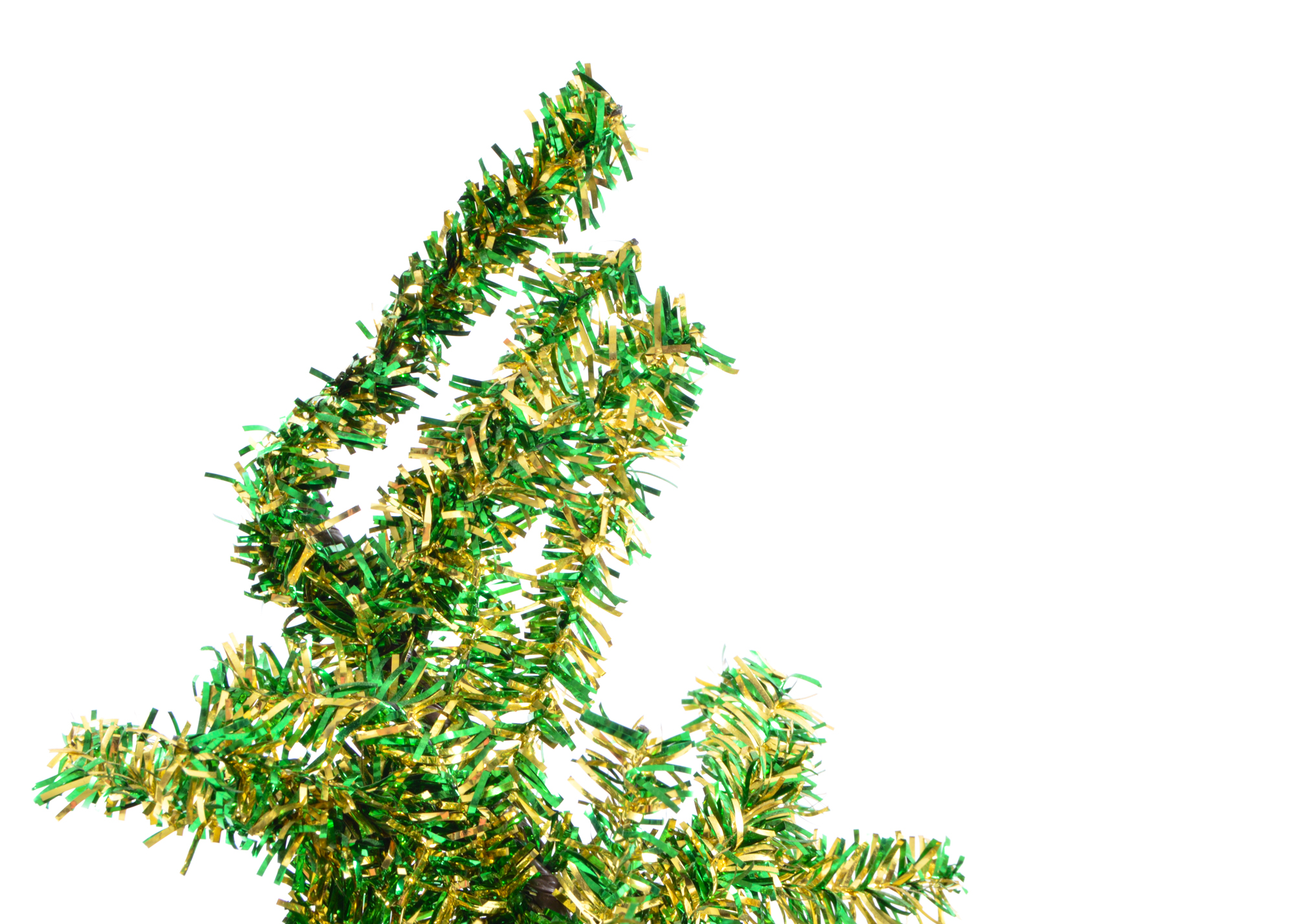 Vintage Made in Japan Christmas Decor Tinsel Tree Pair