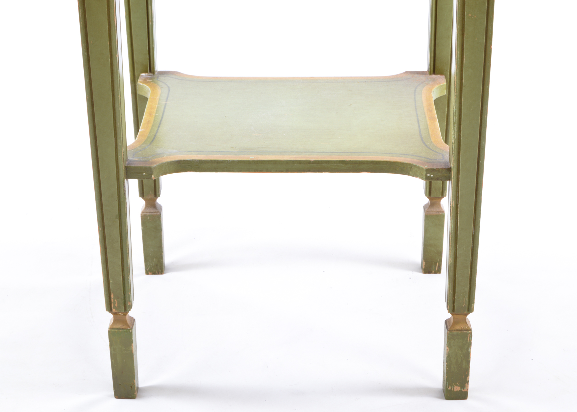 Green Painted Tables