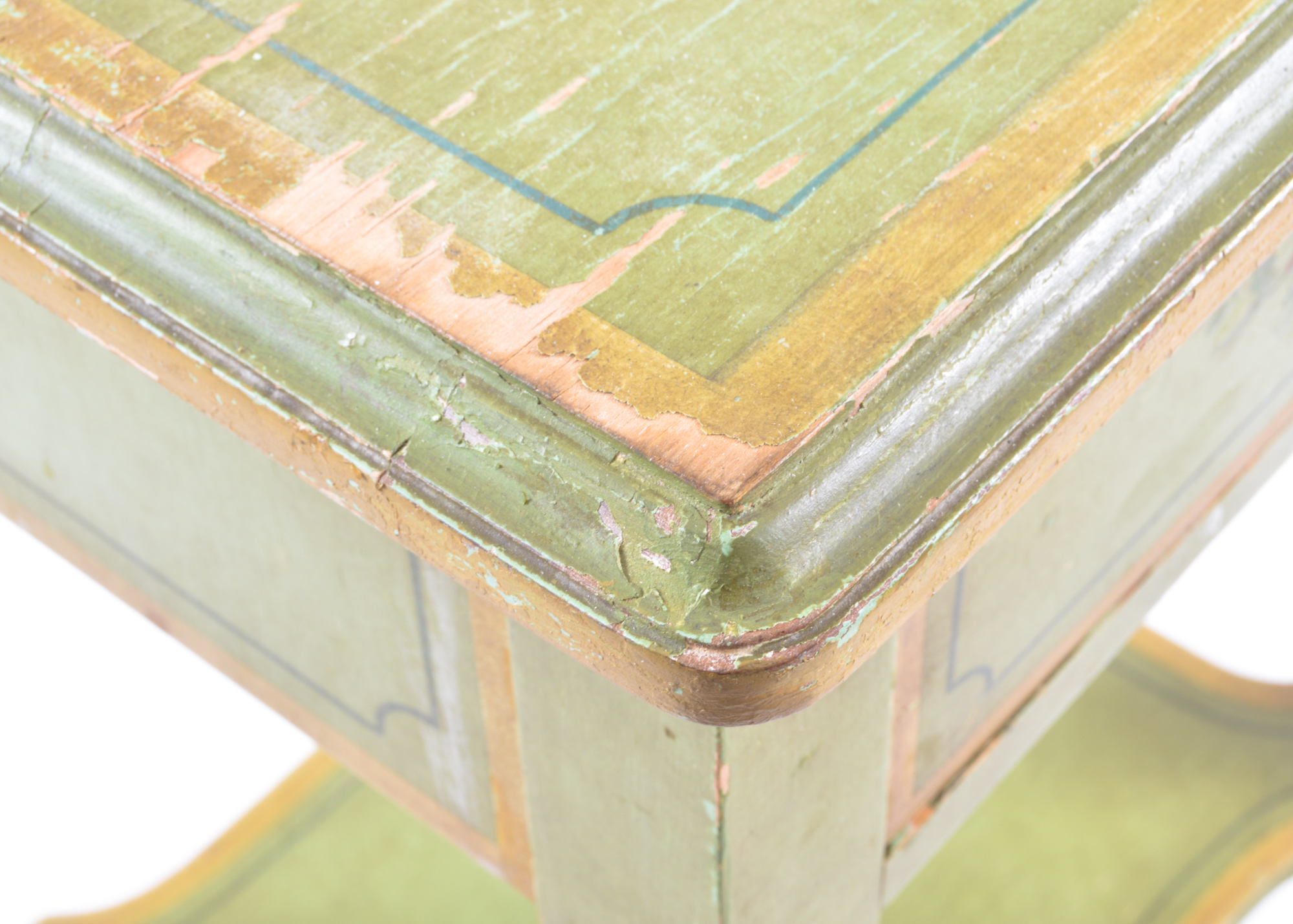 Green Painted Tables