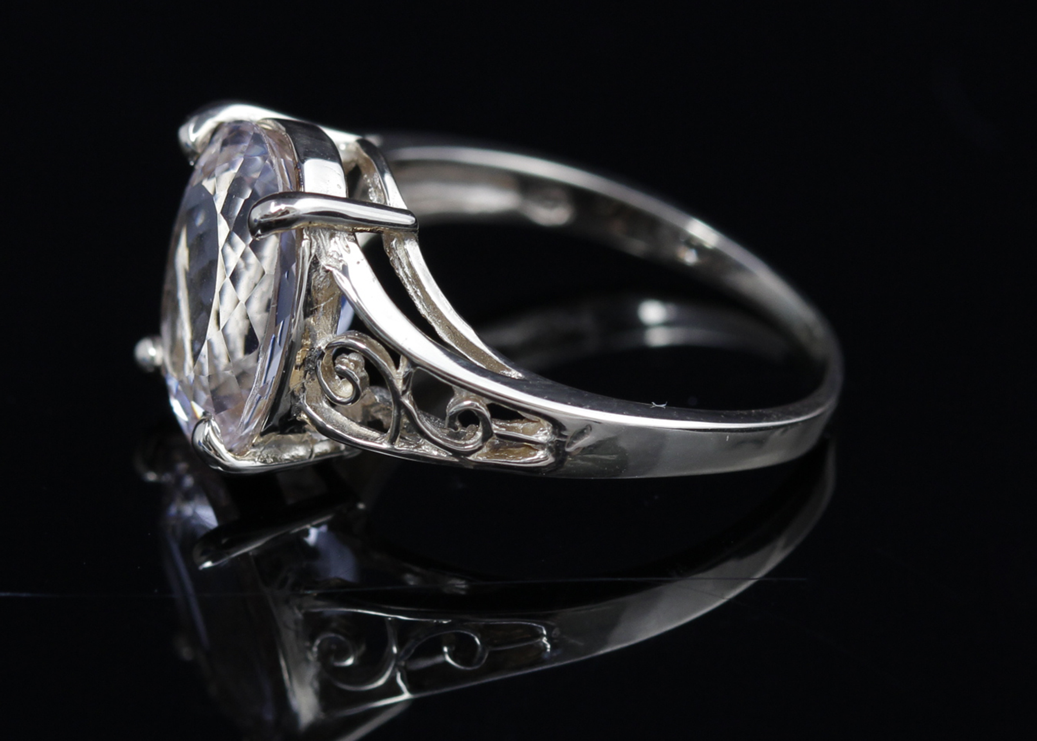 14K Yellow Gold Morganite Ring