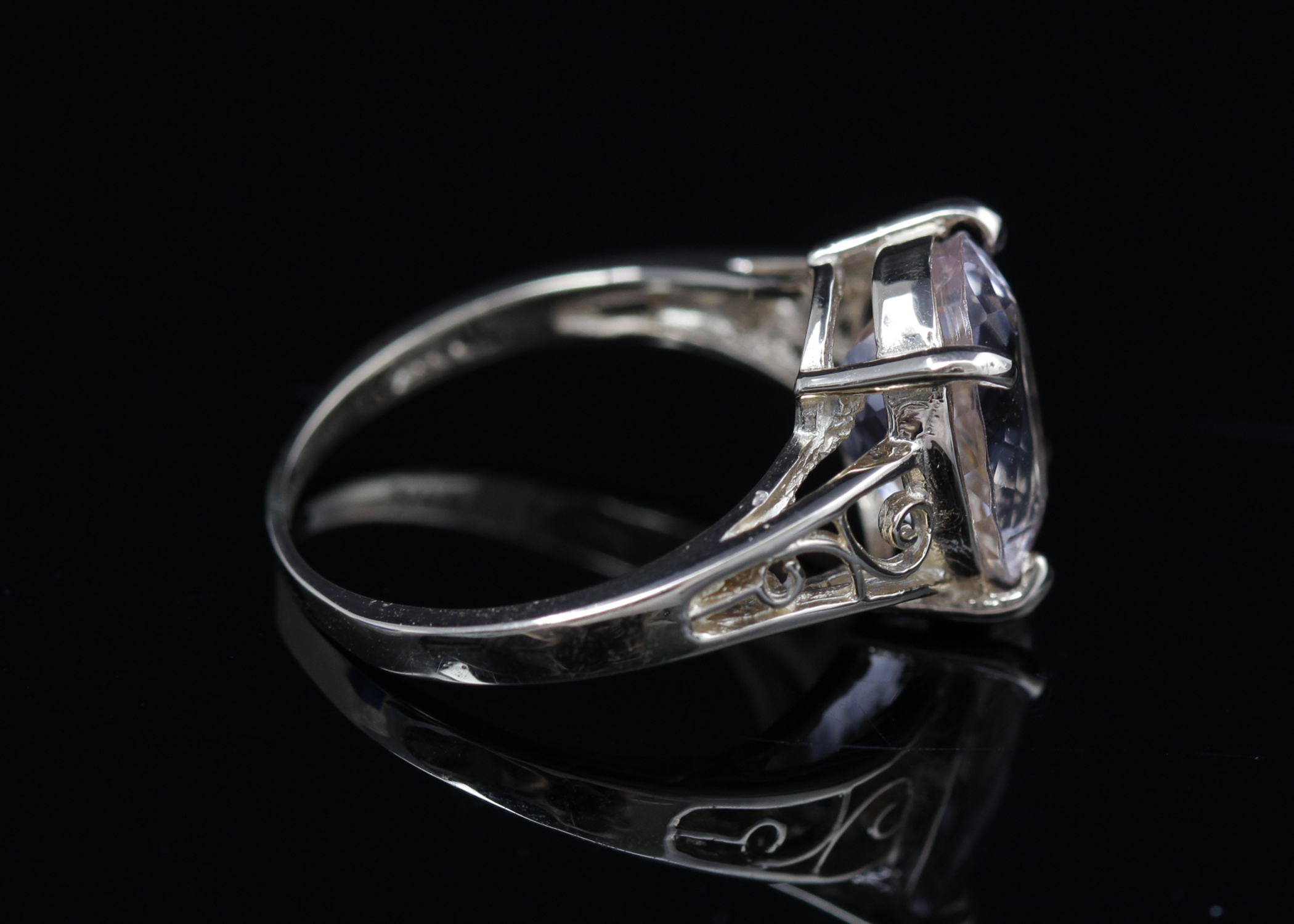 14K Yellow Gold Morganite Ring