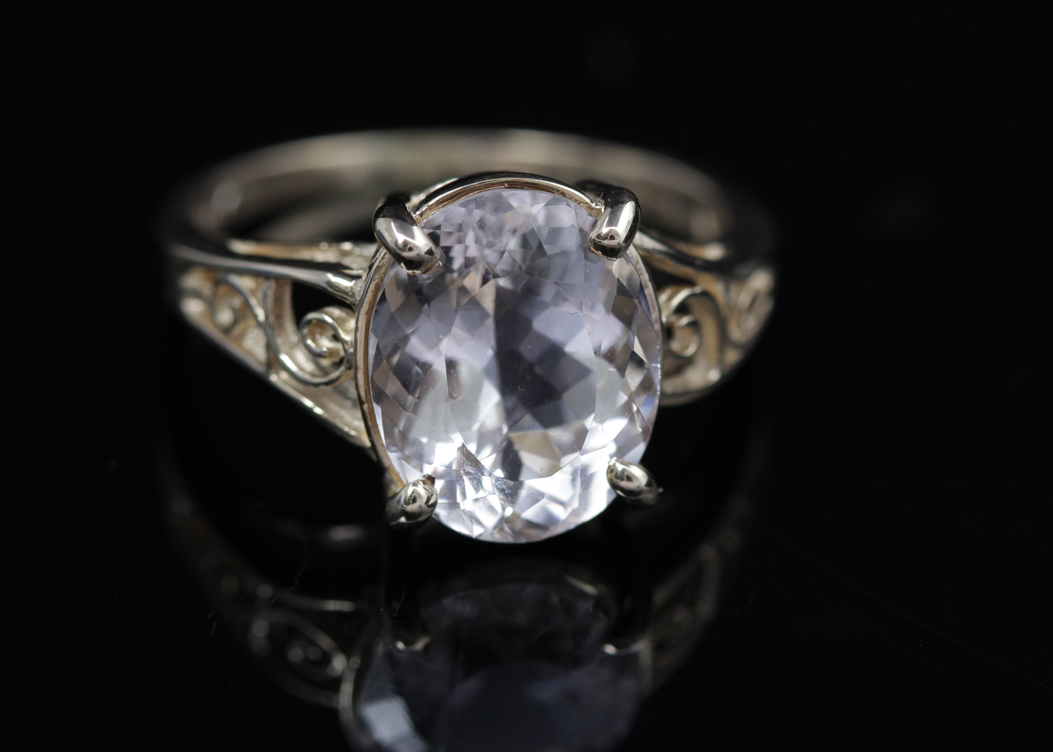 14K Yellow Gold Morganite Ring