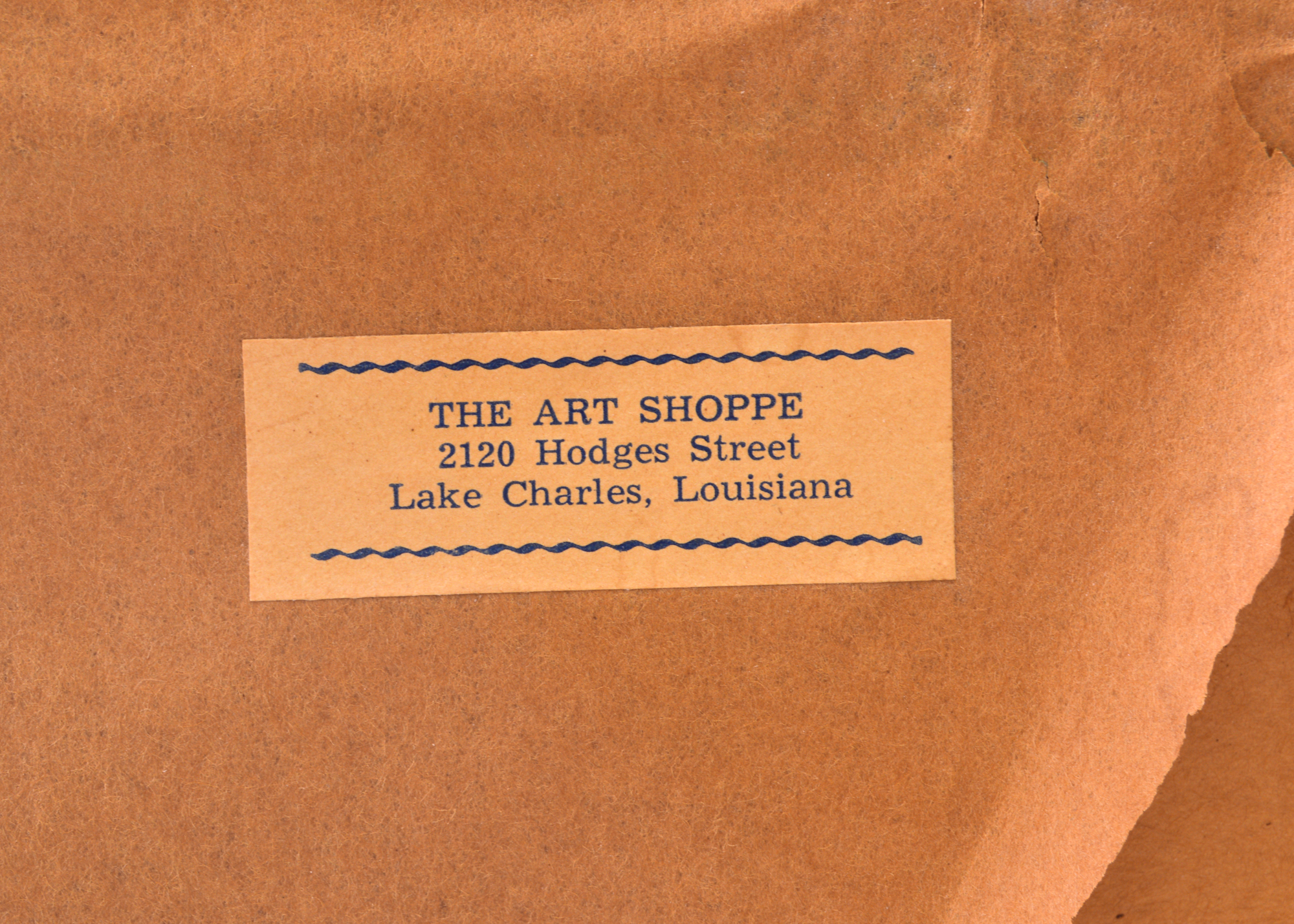 Hand Colored Lithograph Print of Reclining Lady with Cherubs