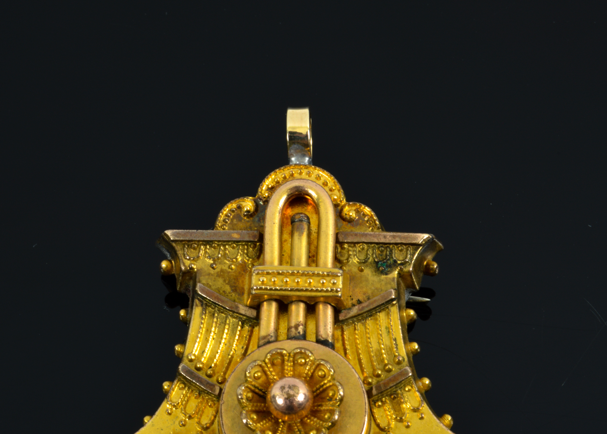 Late 19th Century Necklace Pendant Locket with Photograph