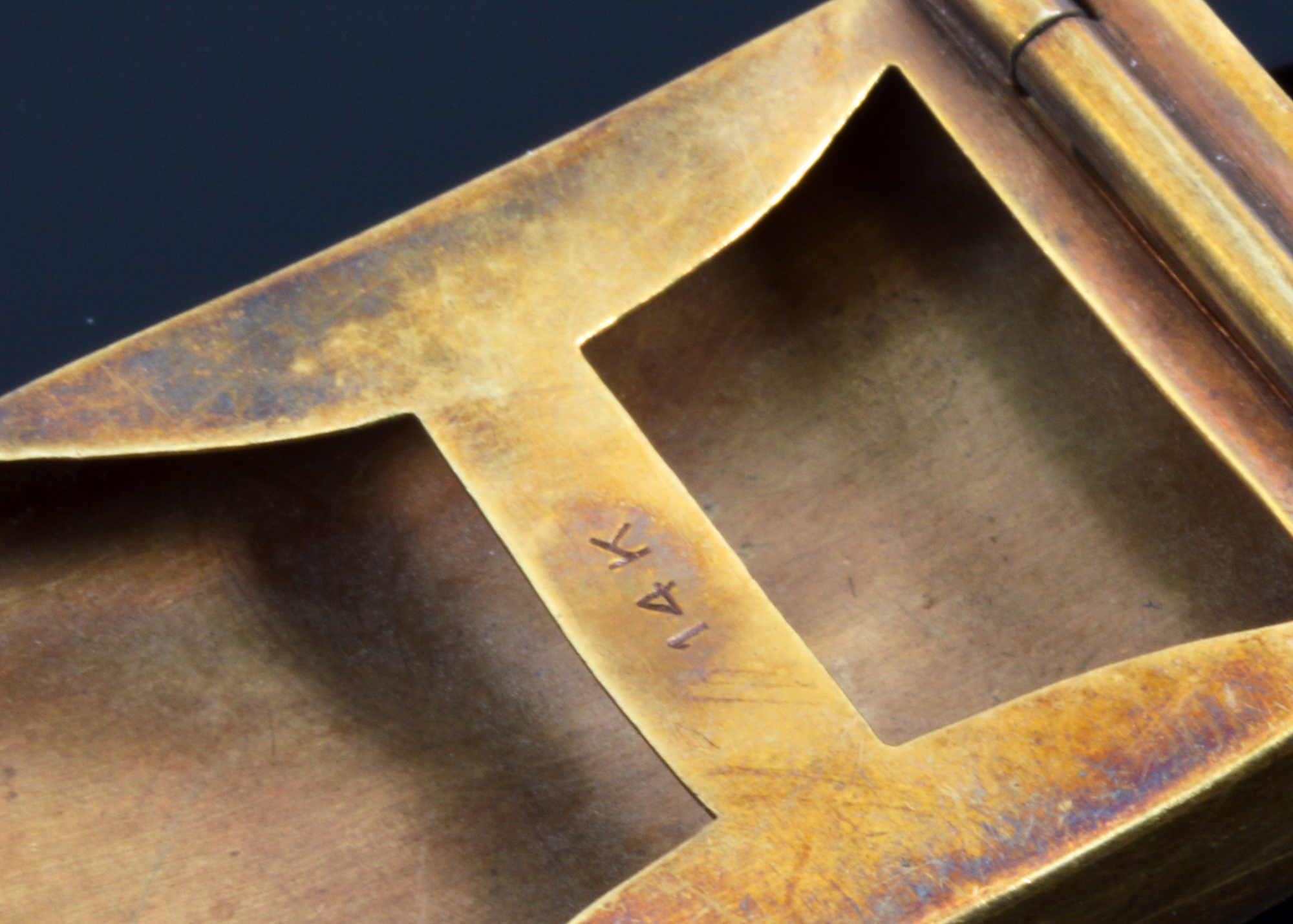 14K Gold Belt Buckle