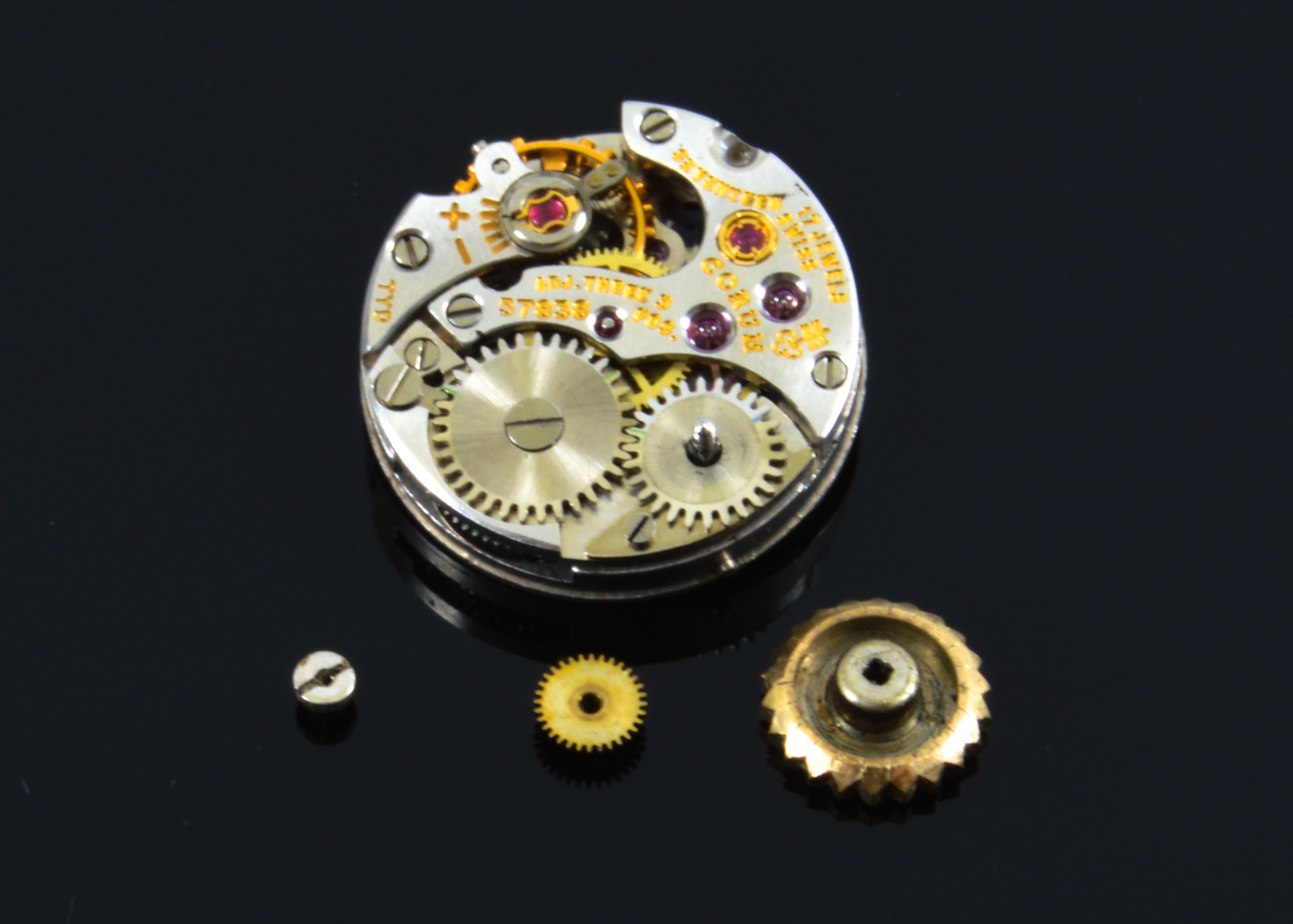 Corum 17 Jewel Swiss Movement with Ruby Jewels