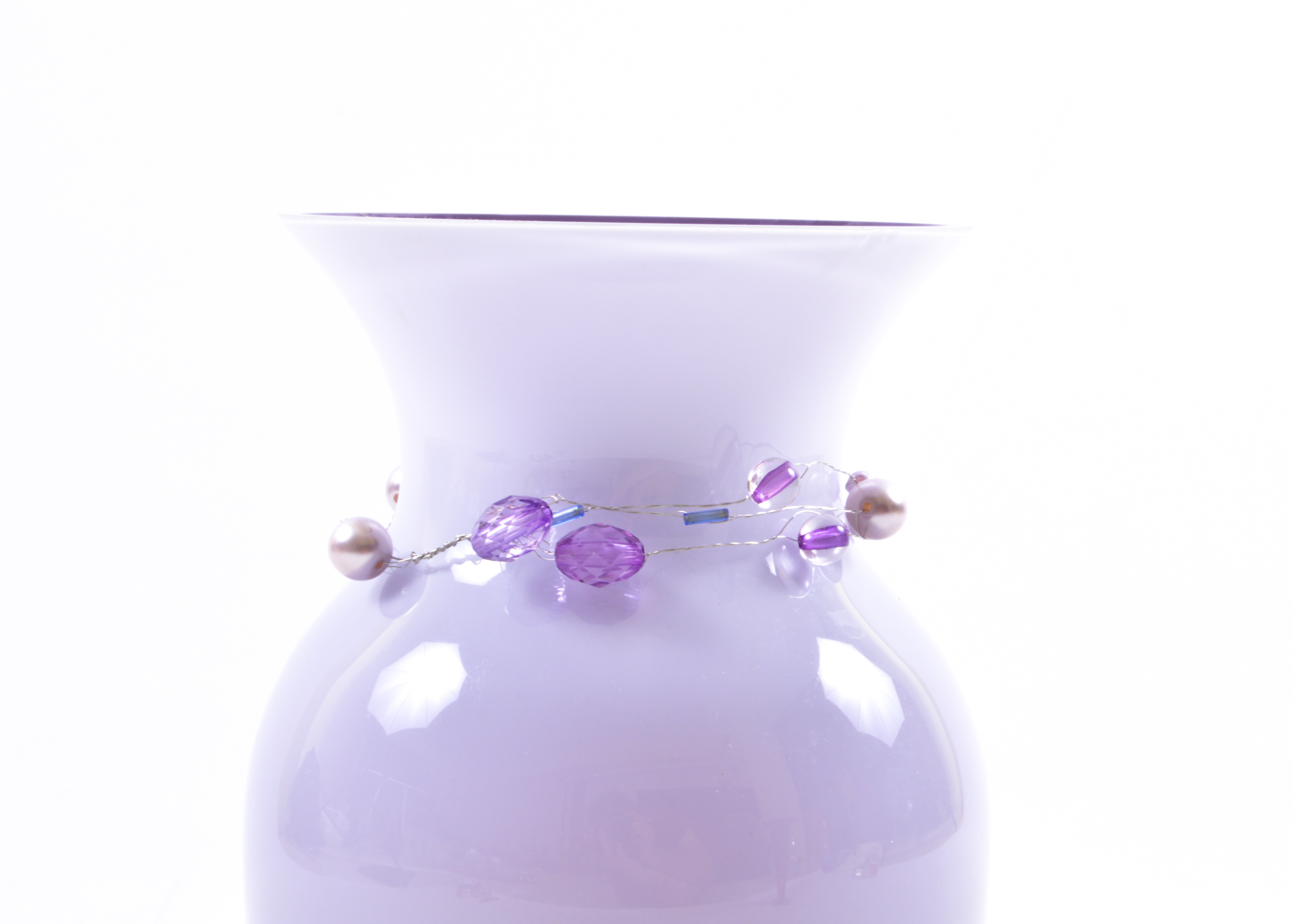 Pair of Art Glass Vases with One Artist Signature