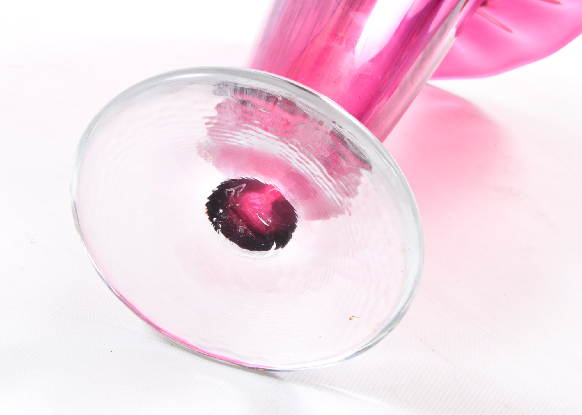 Pair of Art Glass Vases with One Artist Signature