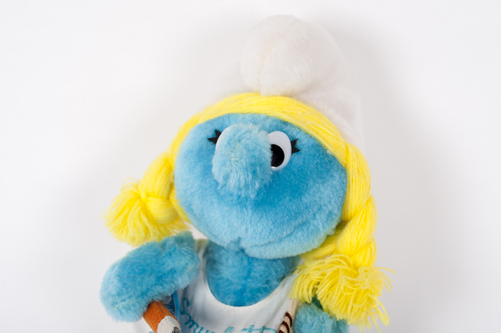 Vintage Smurfette Plush