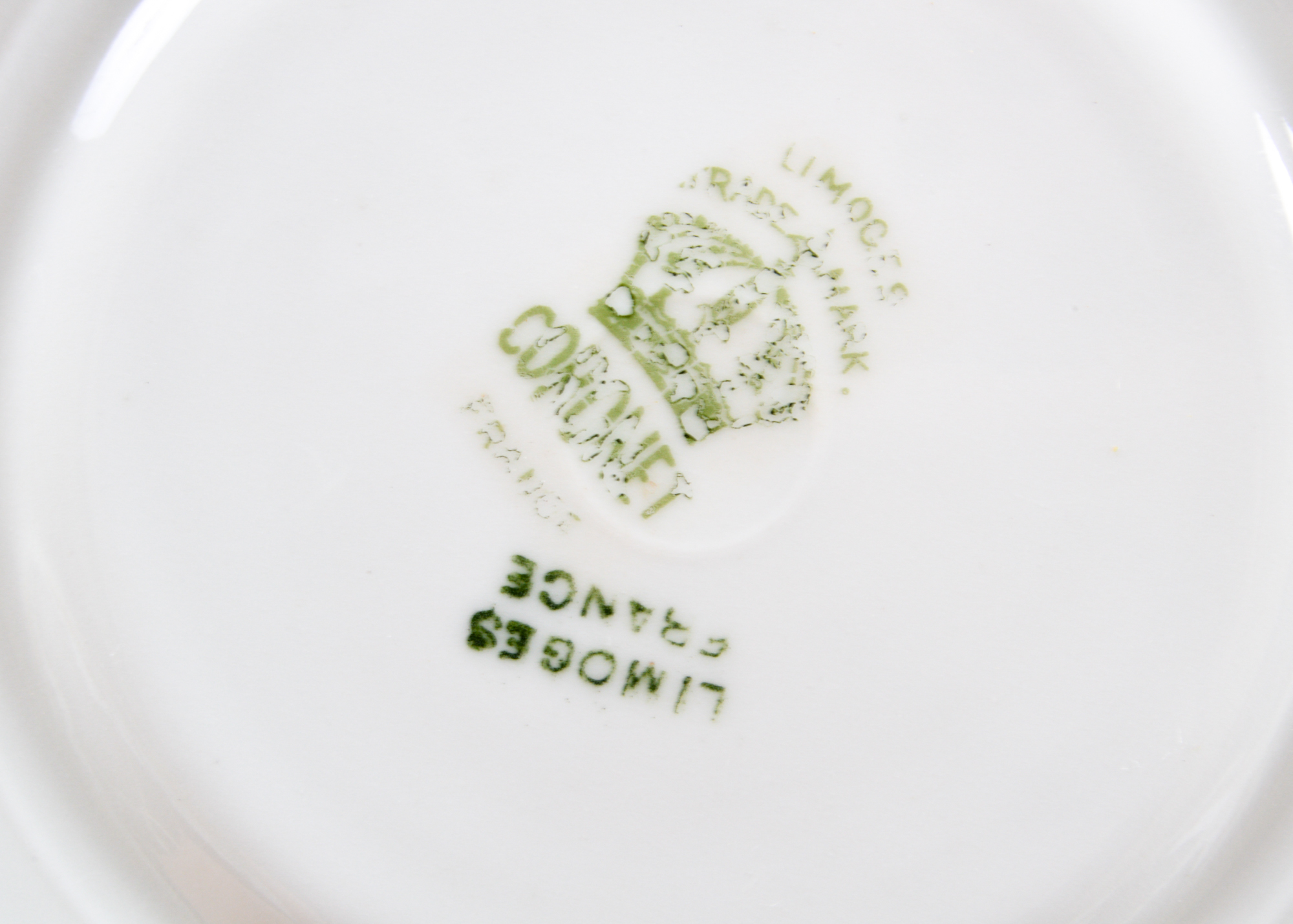 Limoges Gold and White Porcelain Dish Set