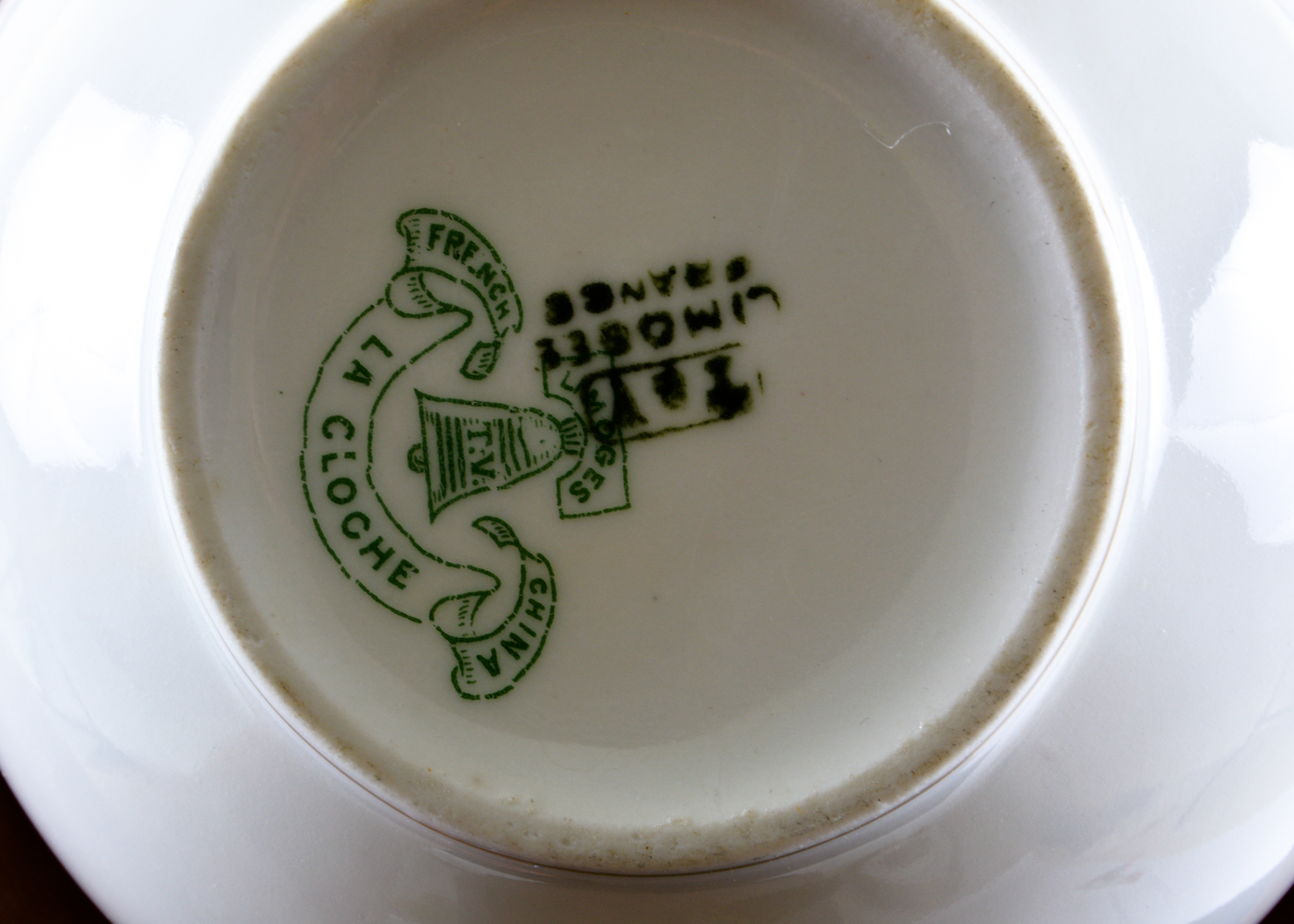 Limoges Gold and White Porcelain Dish Set