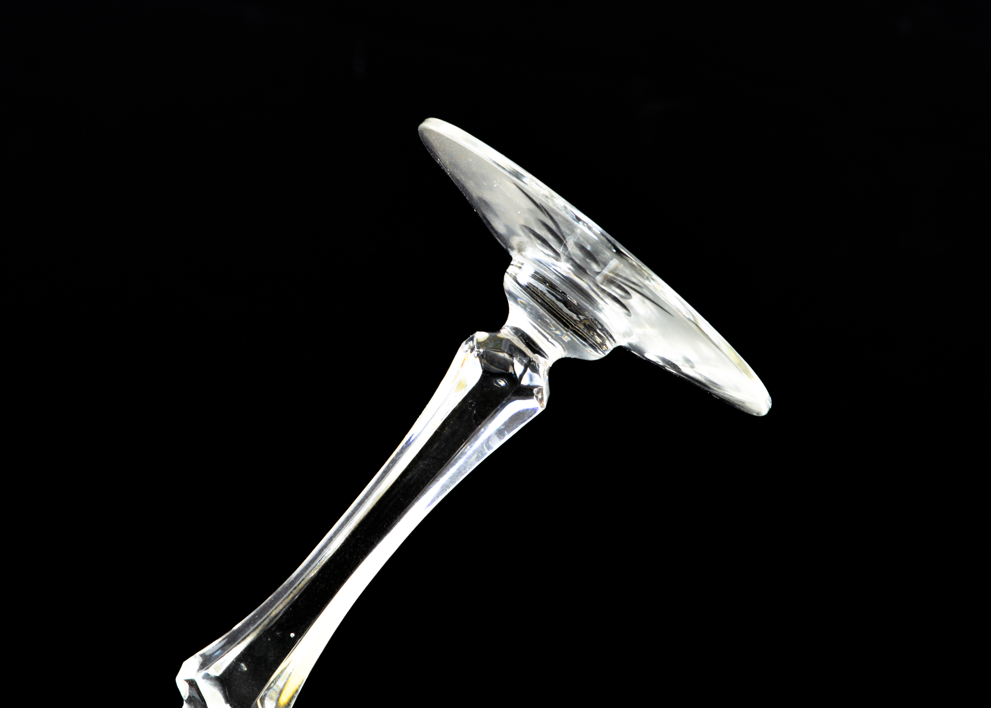 Assortment of Cut Glass plates and Glasses