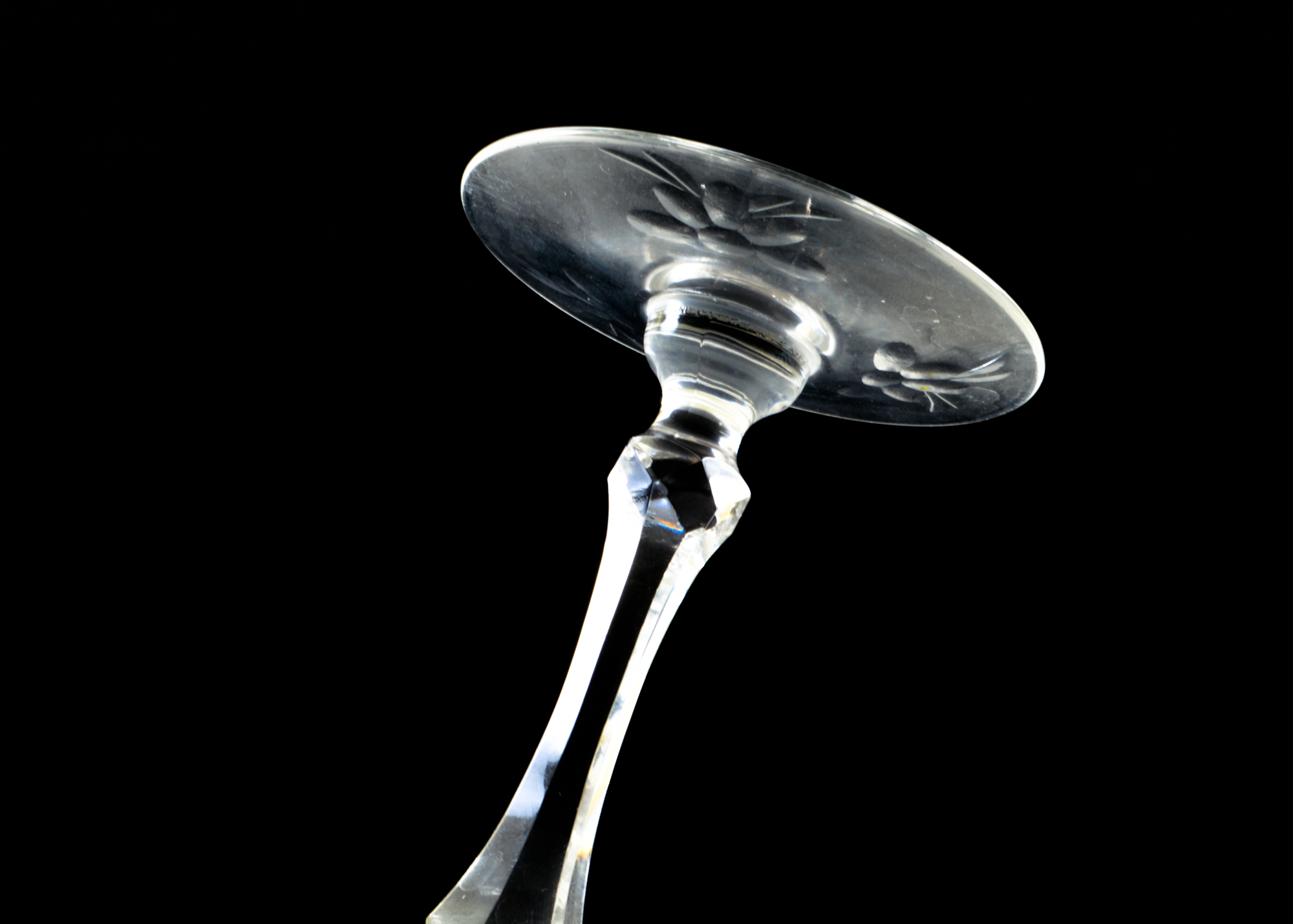 Cut Glass Goblet and Cup Assortment